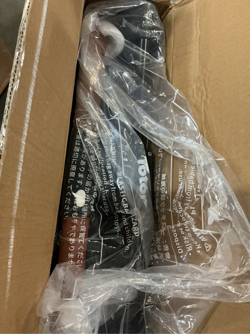 Condition photo showing New/Like New for Dog Stroller for Large Dogs One-Click Folding 4 Wheel Foldable Dog Stroller for 2 Dogs with Storage Pocket Suitable for Pets Up to 80LBS (Black, Large) Black Large