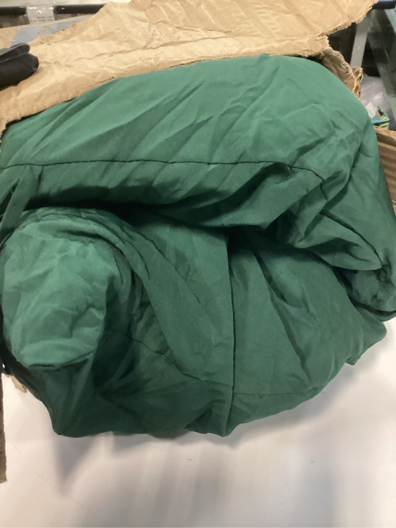 Condition photo showing As Is for Hammock Swing Chair Cushion, Hanging Basket Seat Cushion Pillow, Soft Hanging Egg Chair Back Cushions Pads, for Indoor and Outdoor Garden Offices 31.5 x 43.3 inches Dark Green
