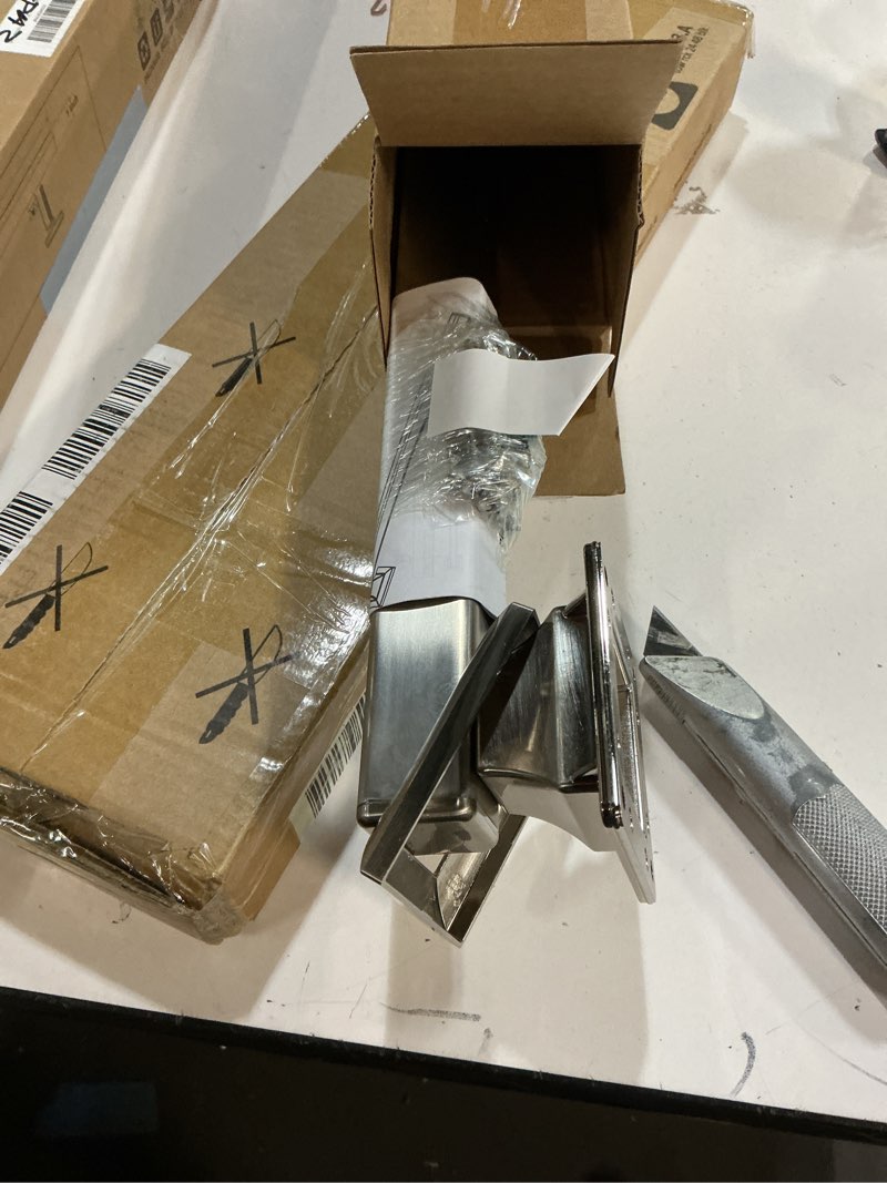 Condition photo showing Good Condition for Joyrain Stainless Steel Square Grab Bar - ADA Compliant 500lb Weight Limit, 16/24/32 Inch Bathroom Safety Rail for Seniors & Disabled (Brushed Stainless Teel, 16 inch) Brushed stainless teel 16 Inch