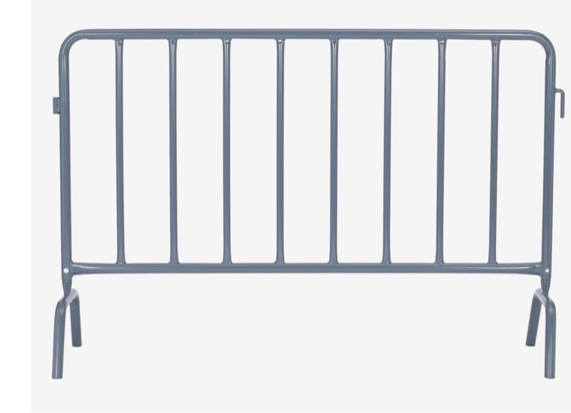 INTERLOCKING STEEL BARRICADE, PACK OF