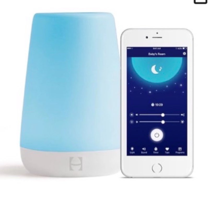 (app needed to work)hatch baby resto, night light, sound machine for a good awakening