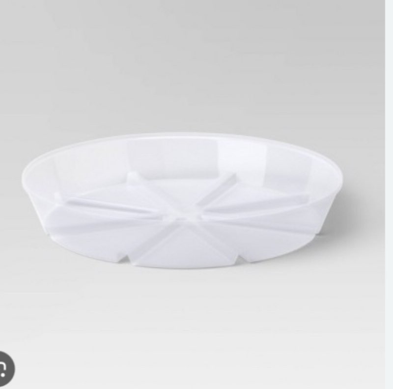Plastic Planter Saucer Clear 12\" - Threshold™