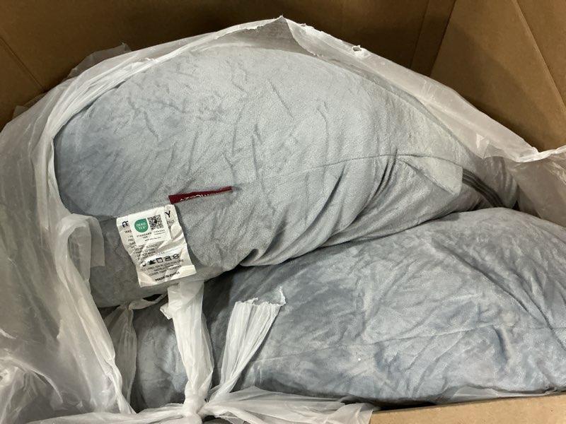 Condition photo showing As Is for momcozy pregnancy pillows for sleeping, u shaped full body maternity pillow with removable cover - support for back, legs, belly, hips for pregnant women, 57 inch pregnancy pillow for women, grey
