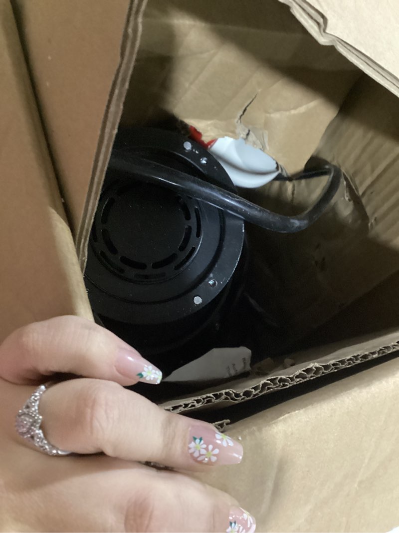 Condition photo showing As Is for Automatic Utility Sink Pump Installed Directly Under Sink Gravity-free Drainage Heavy-Duty Thermoplastic 115V Includes Drain Screen Check Valve & Ball Valve