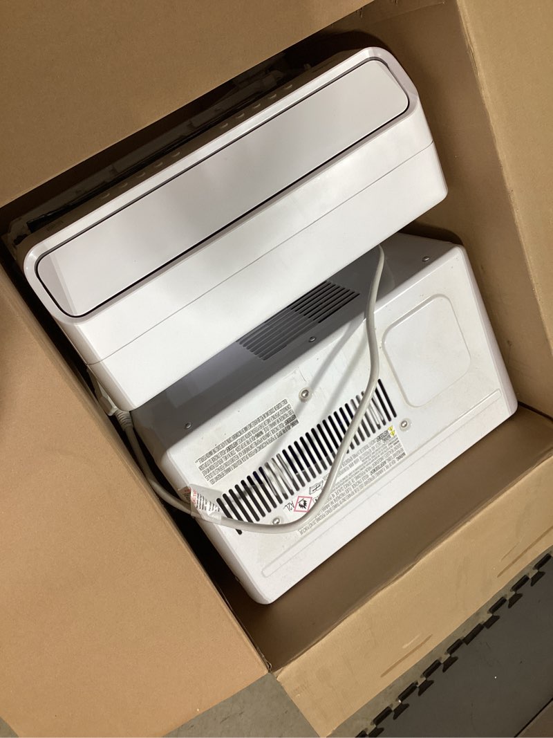 Condition photo showing As Is for midea 12,000 btu u shaped smart inverter window air conditioner - cools 550 sq ft, ultra quiet with open window flexibility - alexa/google assistant compatible - 35% energy savings, remote (updated) 12,000 btu (updated)