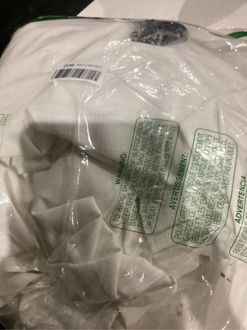 Condition photo showing Good Condition for 102 Inch Long Curtains Extra Wide 70 Inch Width Pinch Pleat Linen Curtains for Living Room Ivory Birch Light Filtering Privacy Boho Farmhouse Pleated Hooks Rings Back Tab Sliding Door 1 Panel 70x102 Beige White 70"W x 102"L (Pack of 1)