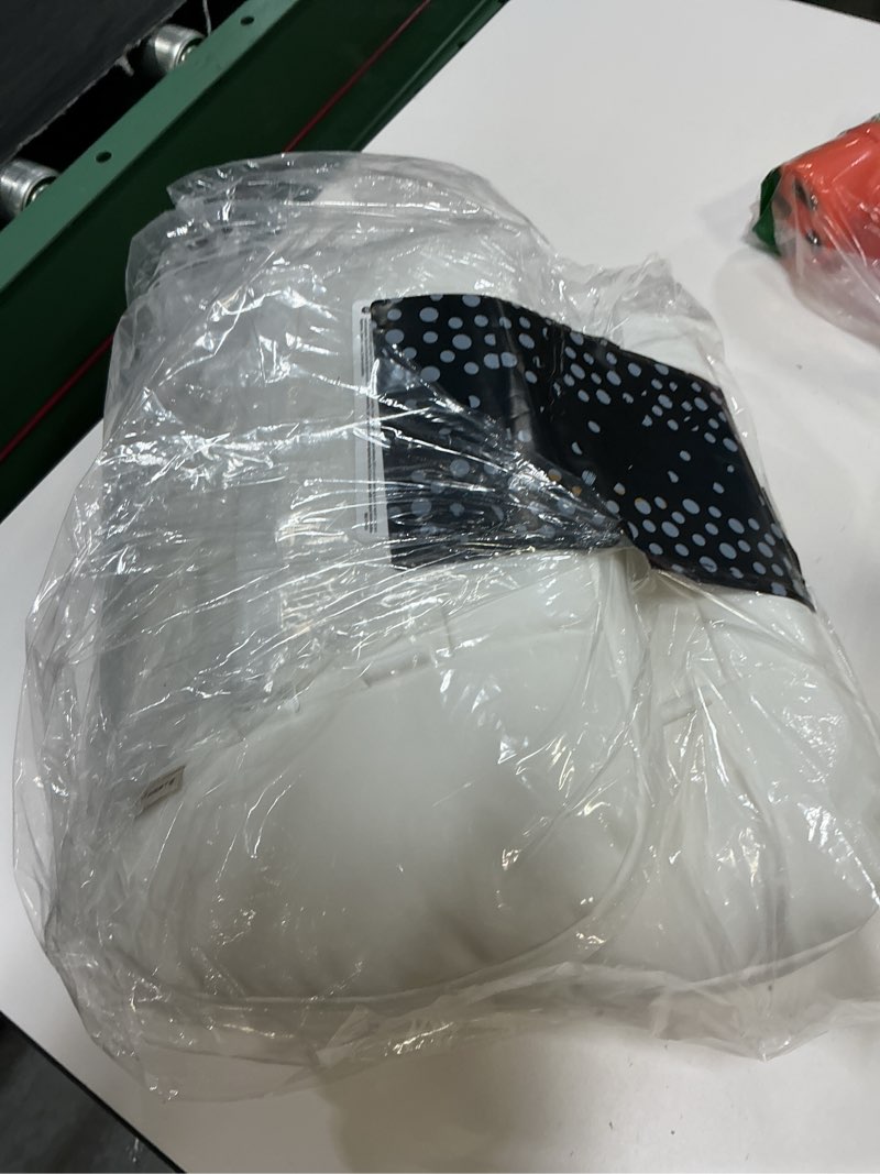 Condition photo showing Good Condition for tparts leather headrest neck pillow for tesla model 3/y/s/x (2 pcs white) | soft leather car neck pillows provide comfortable head and neck support for daily driving and long trips