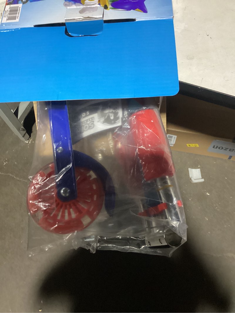 Condition photo showing Good Condition for Sonic The Hedgehog 2 Wheel Kick Scooter with Light Up Wheels – Foldable, Non-Slip Deck, Comfortable & Smooth Ride