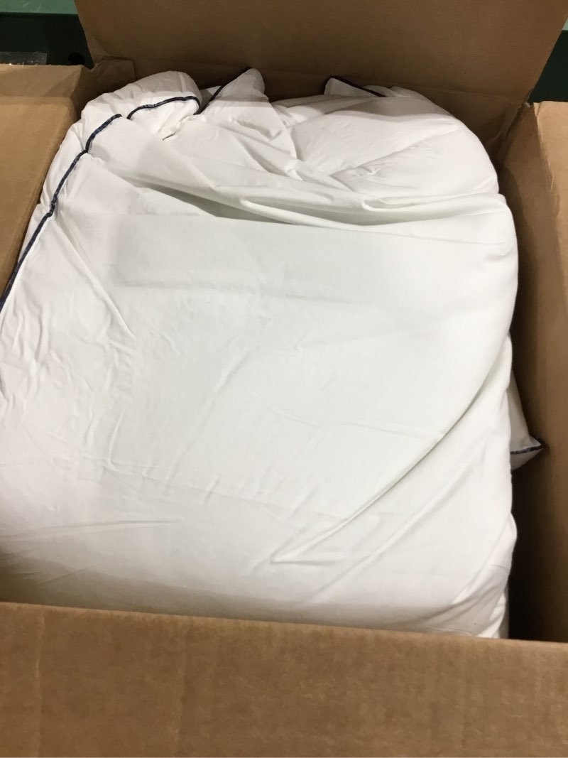 Condition photo showing As Is for Pacific Coast Bed Pillow, Luxury Hotel Goose Feather and Down Firm Pillow for Sleeping with 100% Cotton Shell, Soft and Supportive King (Pack of 2)