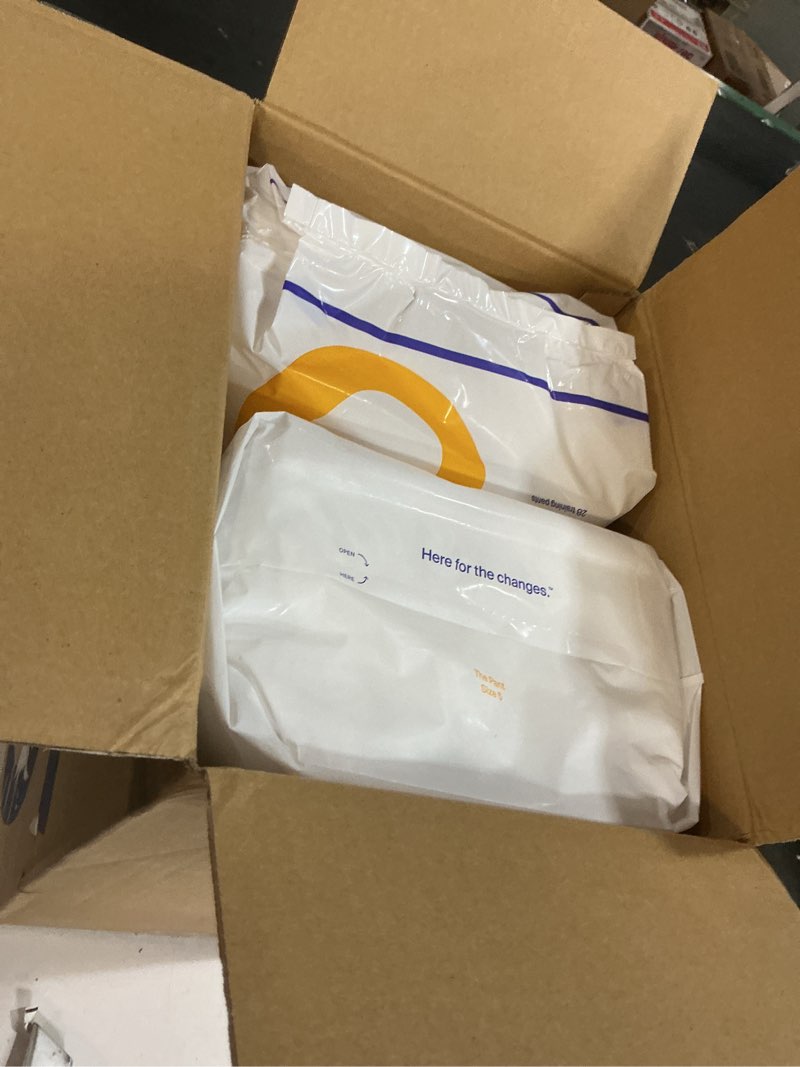 Condition photo showing New/Like New for Coterie The Pant, Size 5, Refastenable Training Pants for Sensitive Skin, Hypoallergenic, Super Absorbent Overnight Leak Protection, 3T/4T (27-38 lbs) 112 Count Size 5, 27-38 Pound (112 Count)