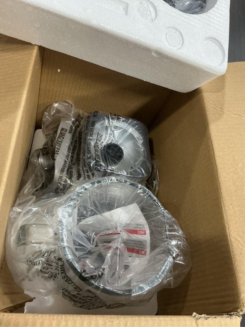 Condition photo showing Good Condition for gourmia digital blender with 8 total blend programs  4 speeds & round-plated tamper gray
