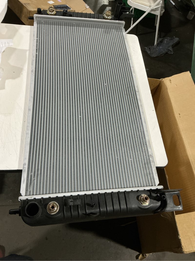 Condition photo showing As Is for radiator for unknown vehicle