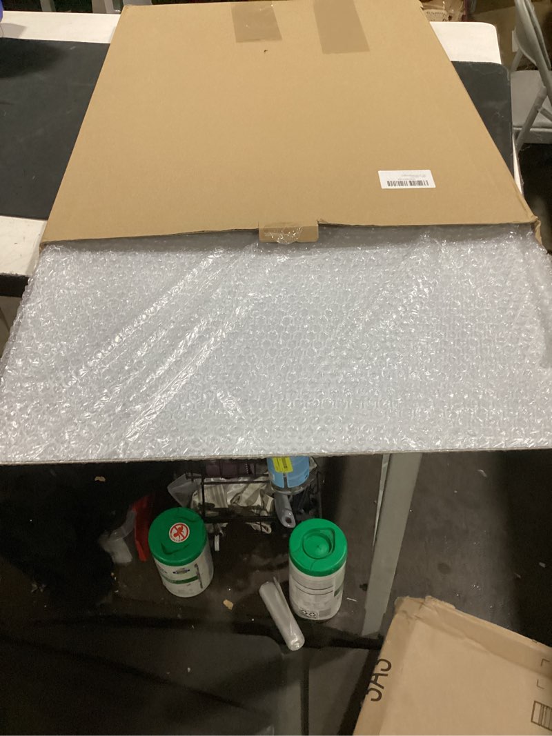 Condition photo showing As Is for large 304 stainless steel cutting board with lip 70 * 50cm/27.6 * 19.7inch | l-shaped, double-sided, metal, kitchen kneading plate, suits for meats, fruits, dough, veggies