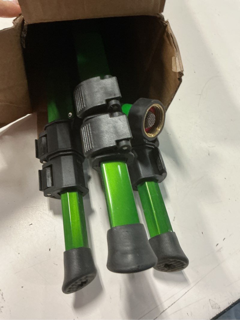 Condition photo showing Good Condition for orbit 1/2 -inch heavy-duty brass impact sprinkler on adjustable 22-48-inch metal tripod base