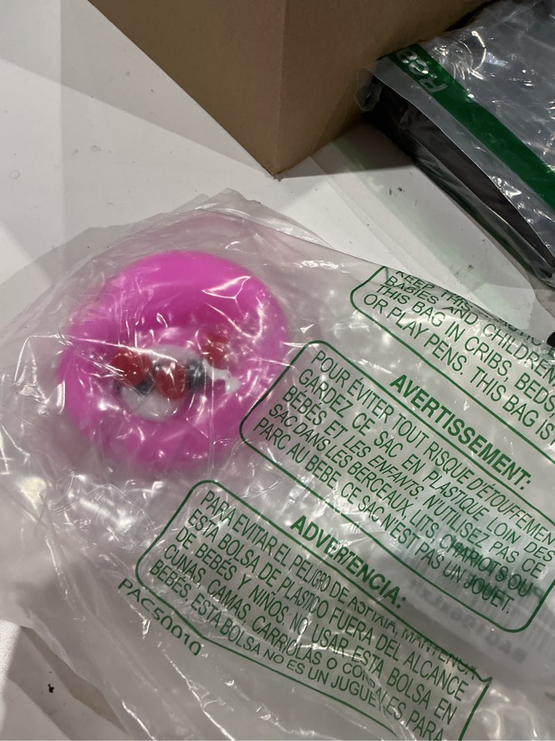 Condition photo showing Good Condition for weird color matching dog face squishy ball, hand squeeze anxiety relief fidget toy, portable desktop decompression stress squeeze ball (pink)