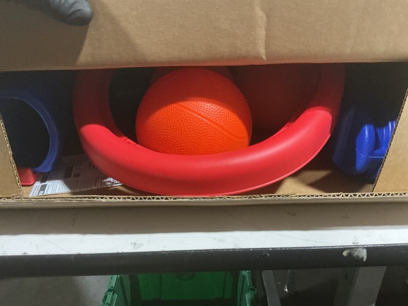 Condition photo showing Good Condition for little tikes easy score basketball set, blue, 3 balls - amazon exclusive, 23.75 x 22 x 61 inches standard