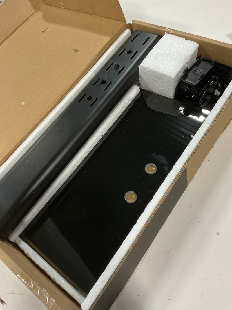 Condition photo showing Good Condition for single lcd computer monitor free-standing desk stand mount riser for 13 inch to 32 inch screen with swivel, height adjustable, rotation, vesa base stand holds one (1) screen up to 77lbs(ht05b-001)) black