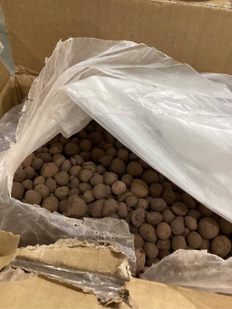 legigo 19 lbs organic leca clay pebbles for plants, 4mm-16mm 100% natural leca balls for indoor plan