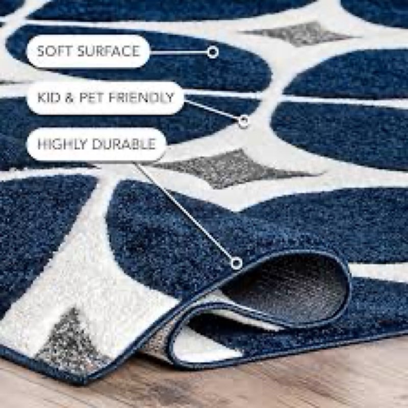 Cine Rug navy 2”x3’ 