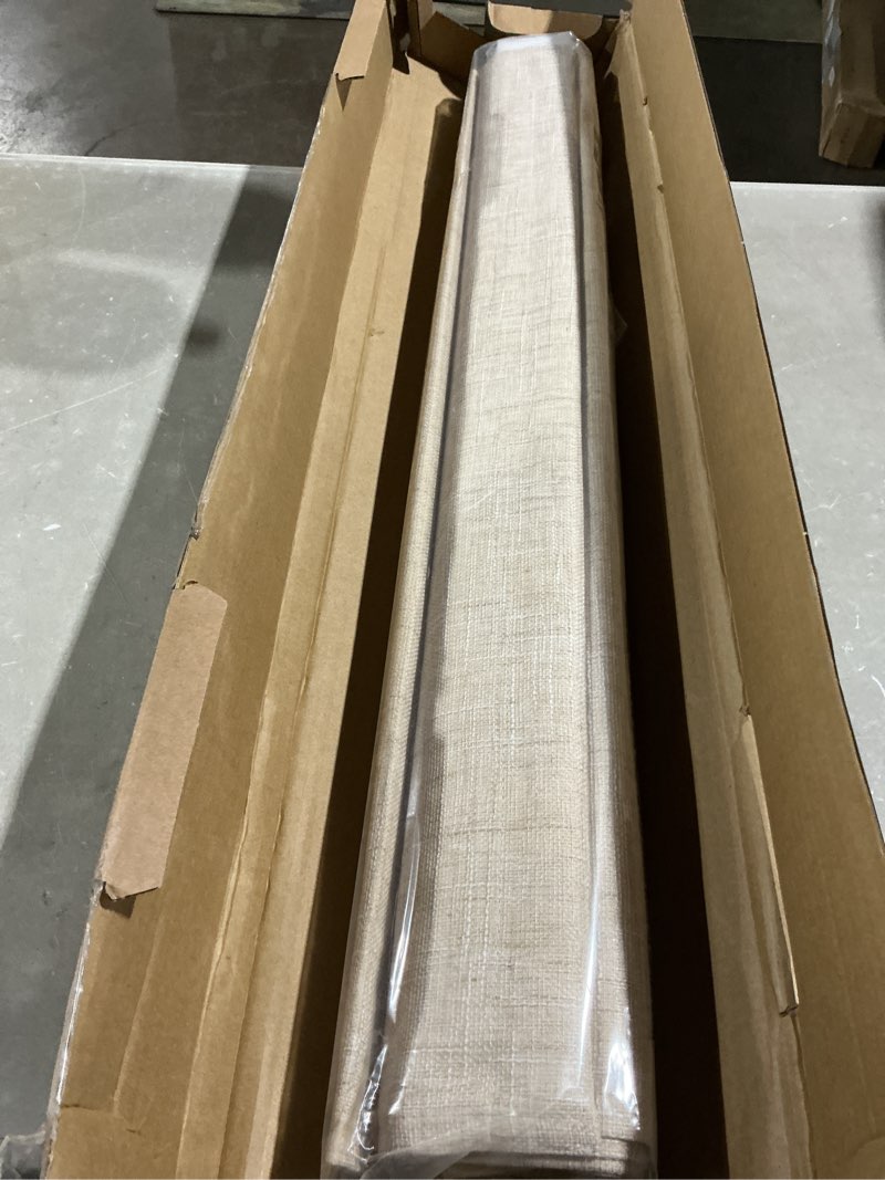 Condition photo showing Good Condition for chicology roman shades for windows , window treatments , roman shades , roman window shades , room darkening shades , window shades , 31"w x 64"h , belgian flax (privacy & light filtering) belgian flax (privacy & light filtering) 31"w x 64"h
