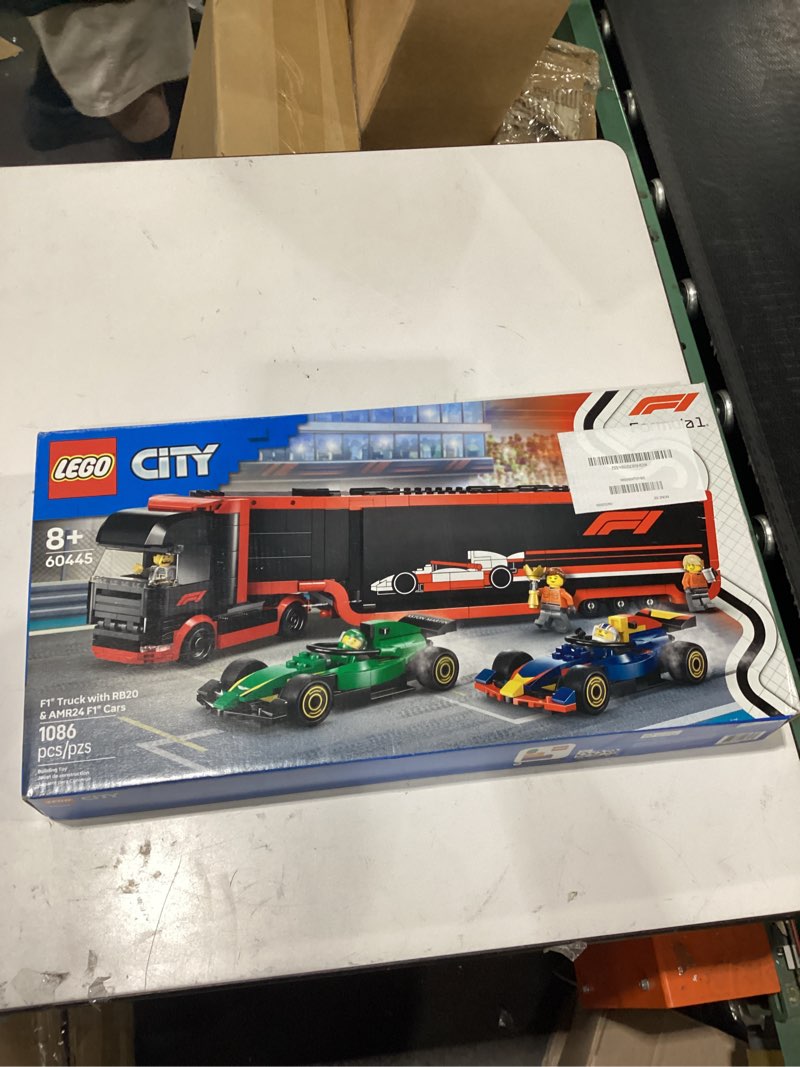Formula 1 Lego City Set F1 Truck With RB20 