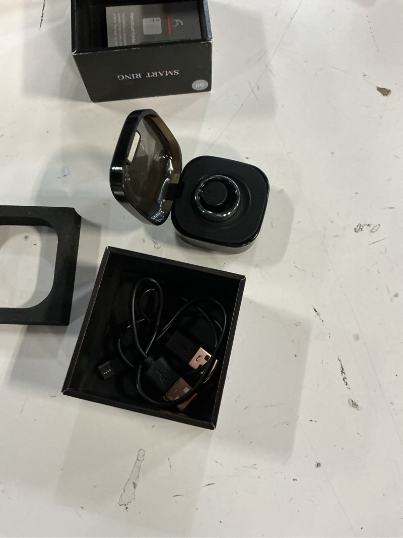 Condition photo showing Good Condition for (size:#6)smart health ring 2.0 for women men, slim scratch & fingerprint resistant design,efficient chip fitness tracker, monitors heart, blood oxygen & pressure, sleep, steps, waterproof, silver 6 6# silver