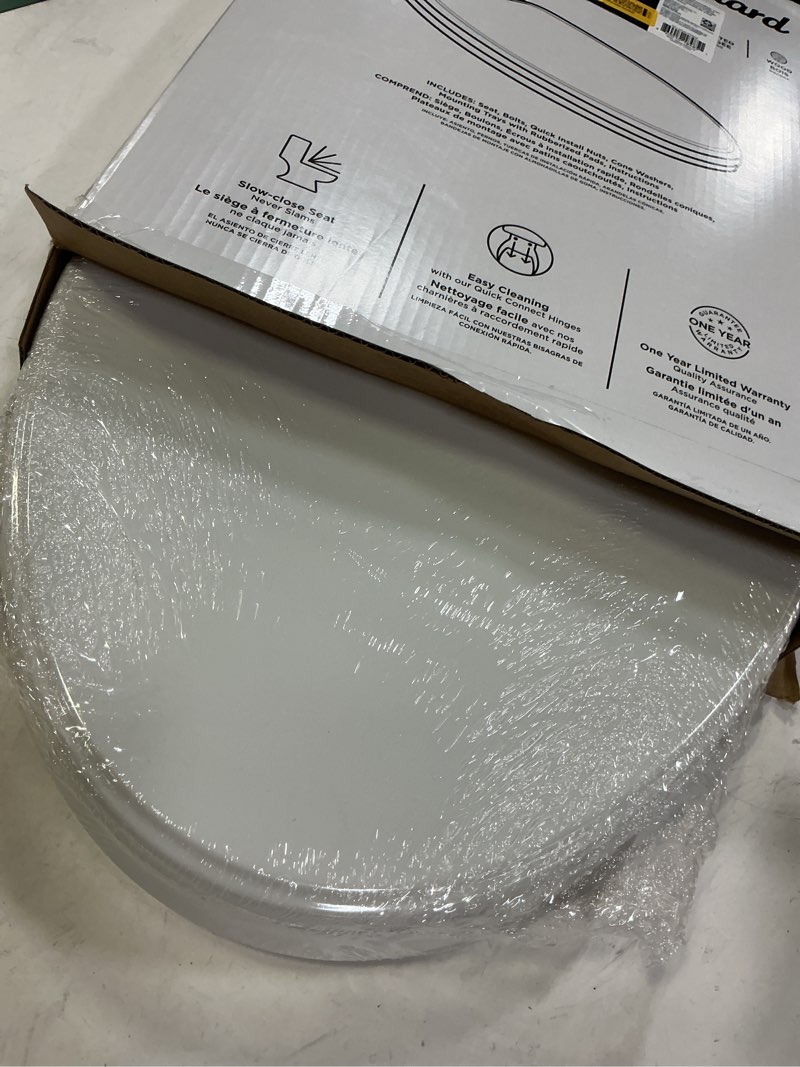 Condition photo showing Good Condition for AMERICAN STANDARD 5259B.65BL.020 ROUND TOILET SEAT SLOW CLOSE WHITE 212036