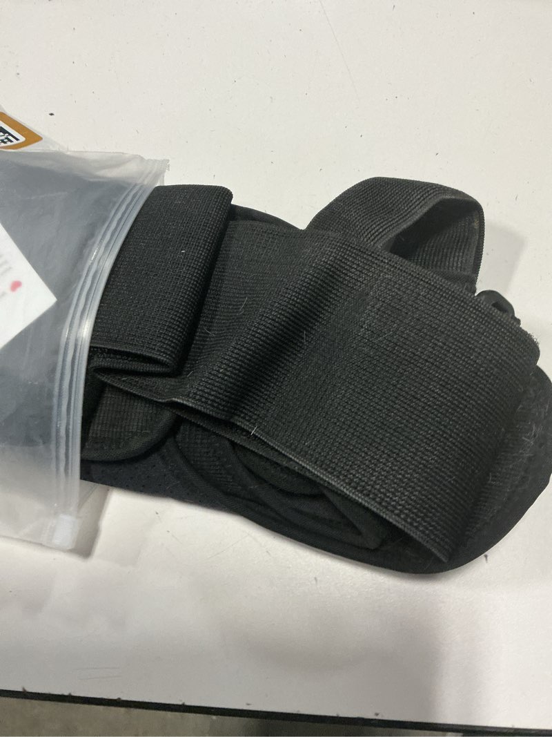 Condition photo showing As Is for dog elbow brace protector with decoupled chest strap - breathable, abrasion-resistant - adjustable elbow support for hygroma, dysplasia, arthritis, calluses & shoulder instabilit(both legs, m) m - both legs black
