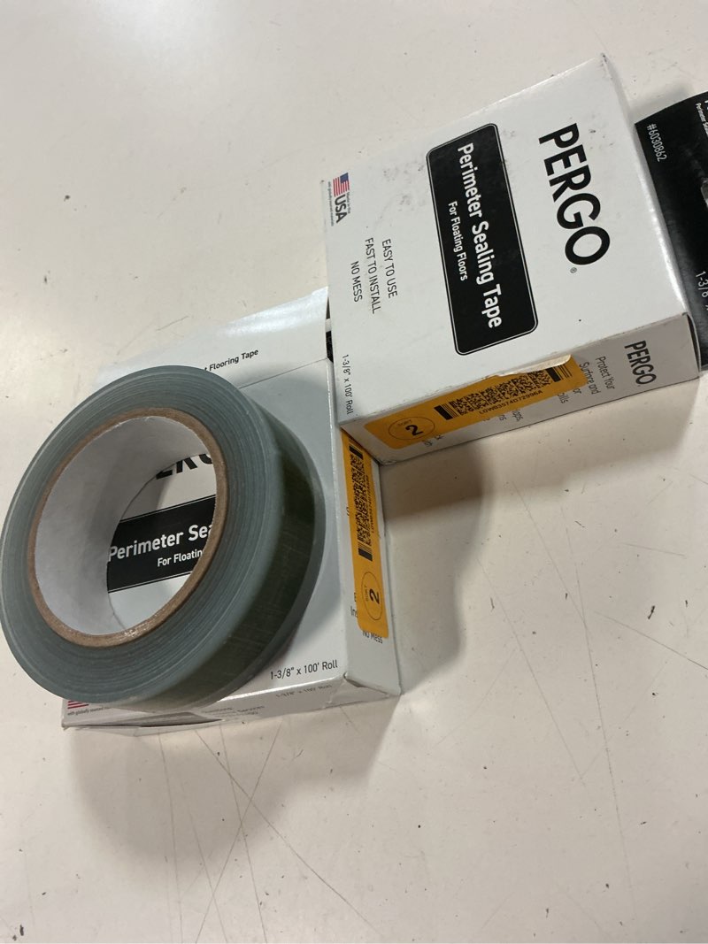 Condition photo showing Good Condition for pergo sealing 1.375 in. ft. indoor waterproof flooring tape rolls