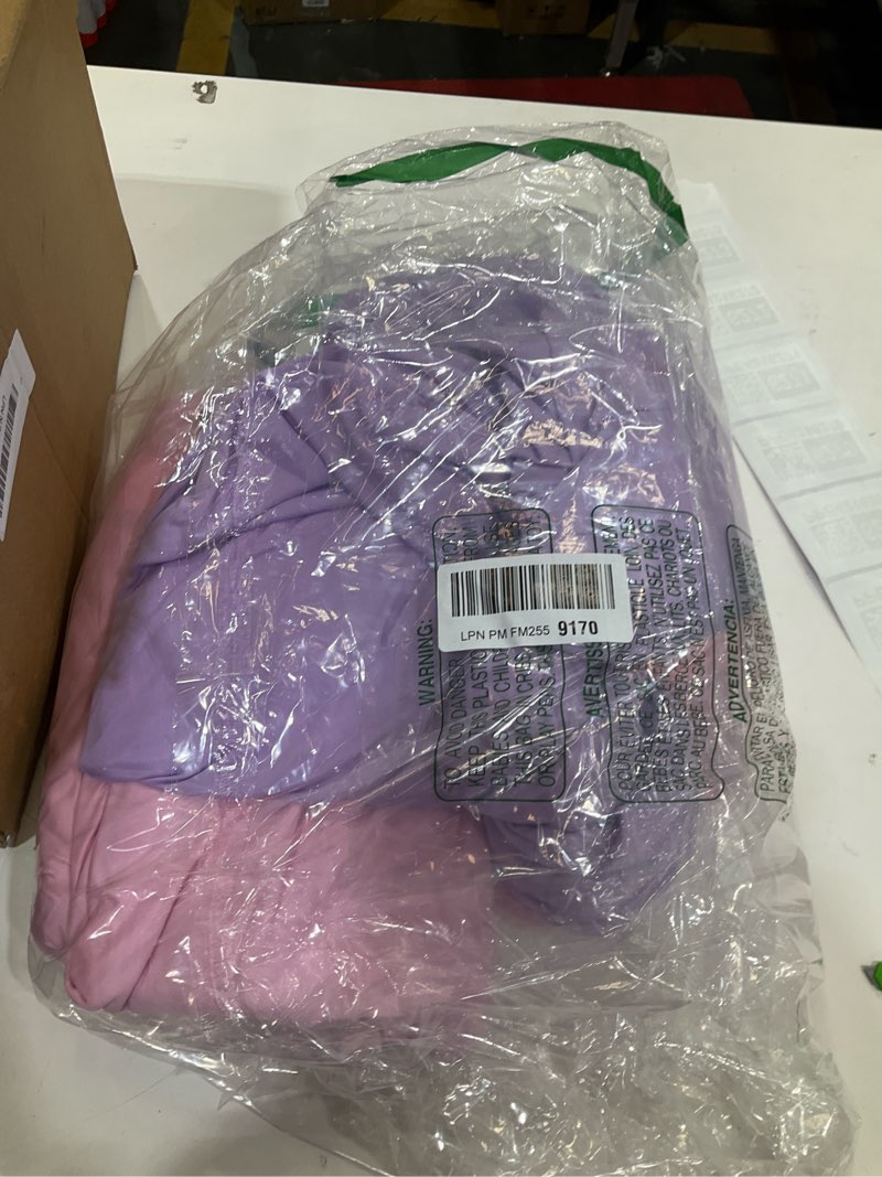 Condition photo showing New/Like New for Pink and Purple Arch Backdrop Cover Set of 3-6ft, 6.6ft, 7.2ft Arch Covers Stretchy Backdrop Spandex Baby Shower Arch Stand Covers for Birthday Party Wedding Bridal Shower Background Decorations 6FT+6.6FT+7.2TF Pink and Purple