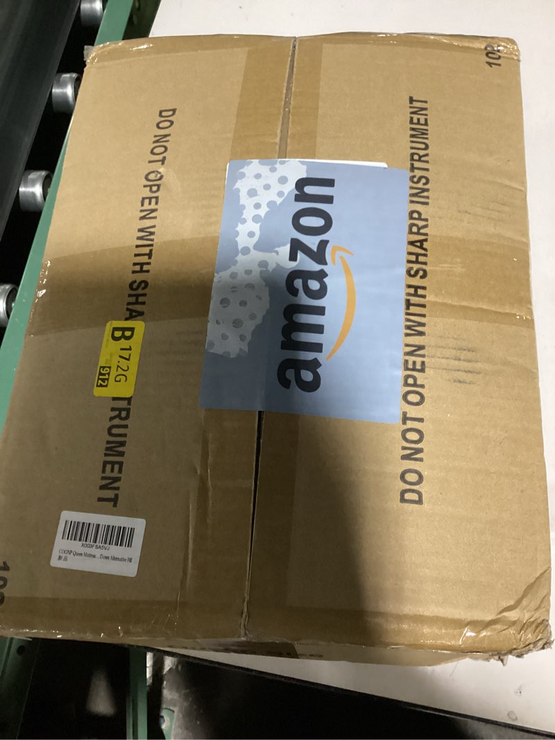 Condition photo showing New/Like New for coonp queen mattress topper, extra thick pillowtop, cooling and plush mattress pad cover cotton top bed topper protector with 8-21 inch deep pocket