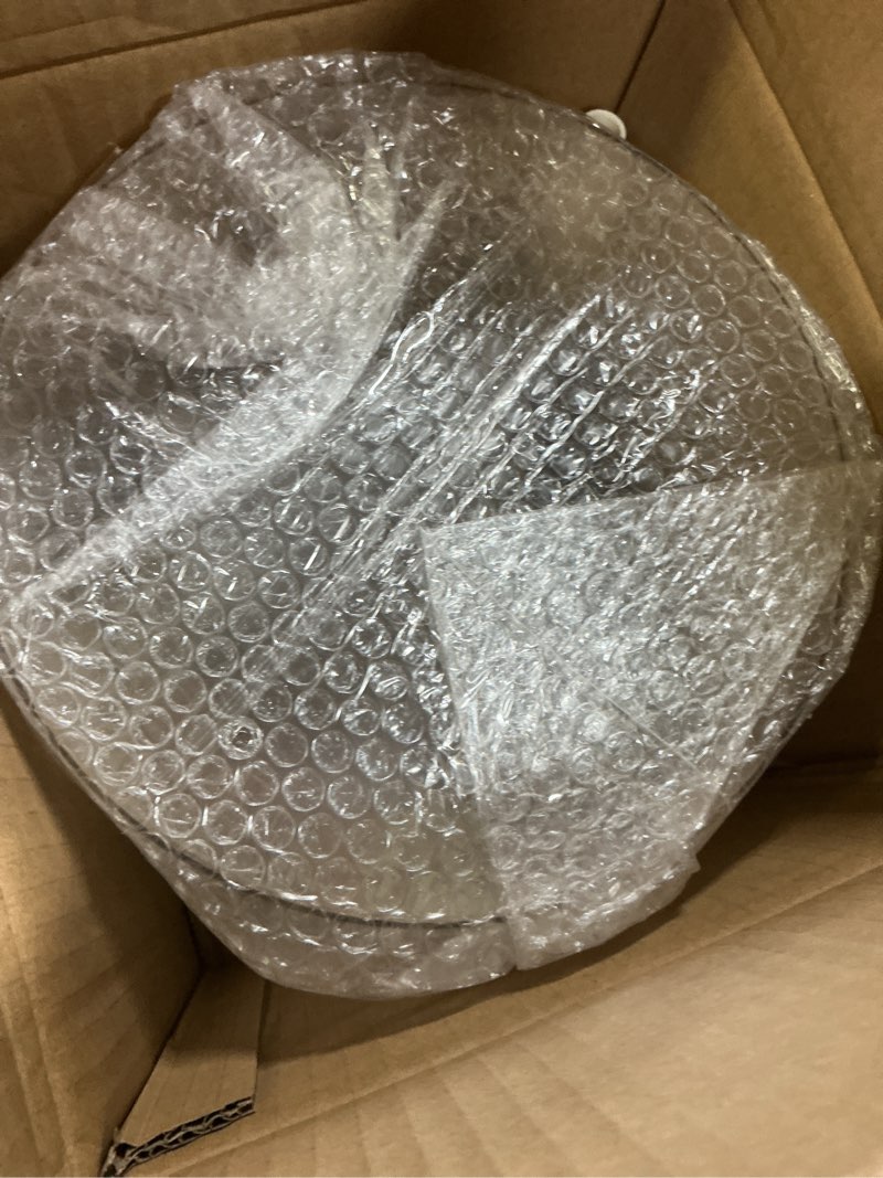 Condition photo showing New/Like New for Rotating Clear Display Cases for Plush Doll Display Stand Figure Display Case Display Box for 6.7 inch Doll Keychain Collectibles No Dolls Cream White