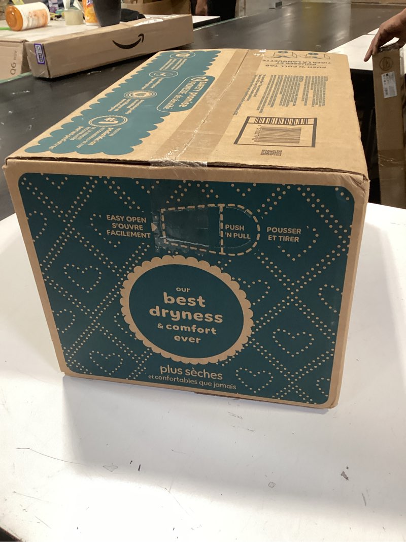 Condition photo showing New/Like New for pampers swaddlers diapers, size 5 (20-37 lbs), 132 count, absorbent, keeps baby dry and comfortable, skin safe disposable baby diaper (packaging may vary) size 5 132