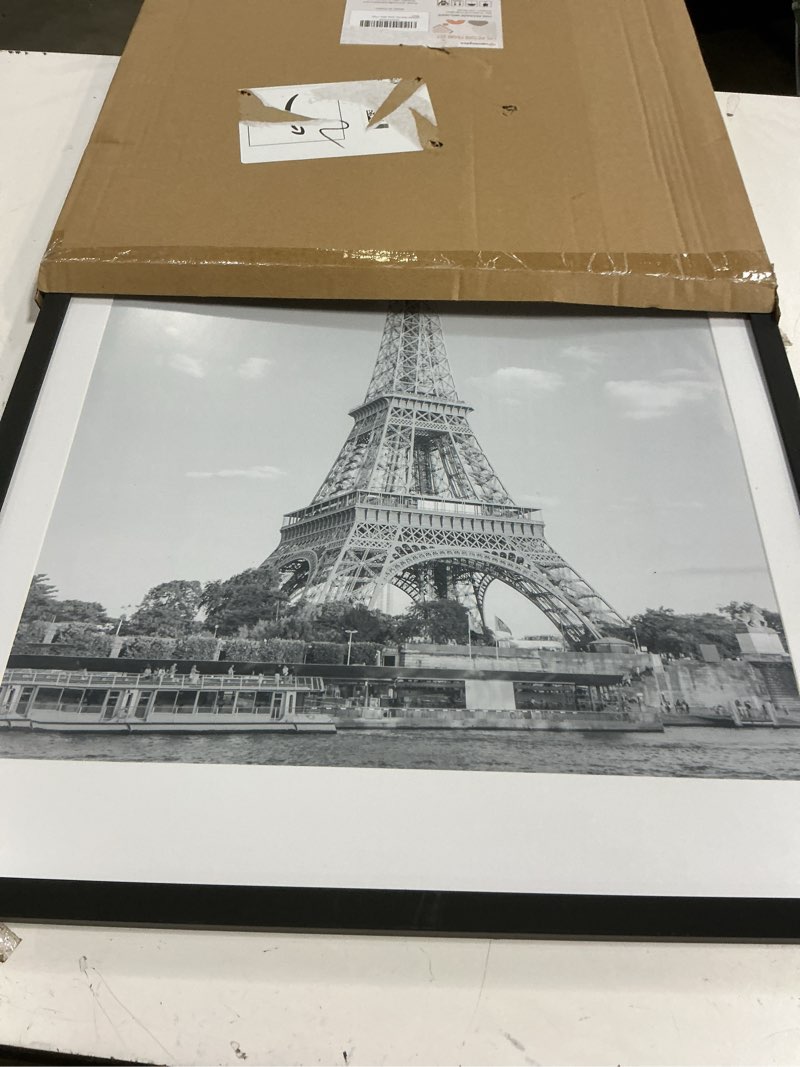 Condition photo showing Good Condition for upsimples 18x24 picture frame, display pictures 16x20 with mat or 18 x 24 without, wall hanging poster frames, black, 1 pack black 18x24