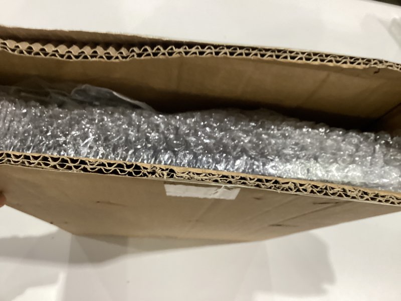 Condition photo showing New/Like New for Stackable Fruit Basket for Kitchen Counter, 3 Tier Fruit Bowl with 2 Banana Hangers, Large Kitchen Counter Organizer for Fruit, Vegetable, Bread, Snack, Black Black Rubber Wood