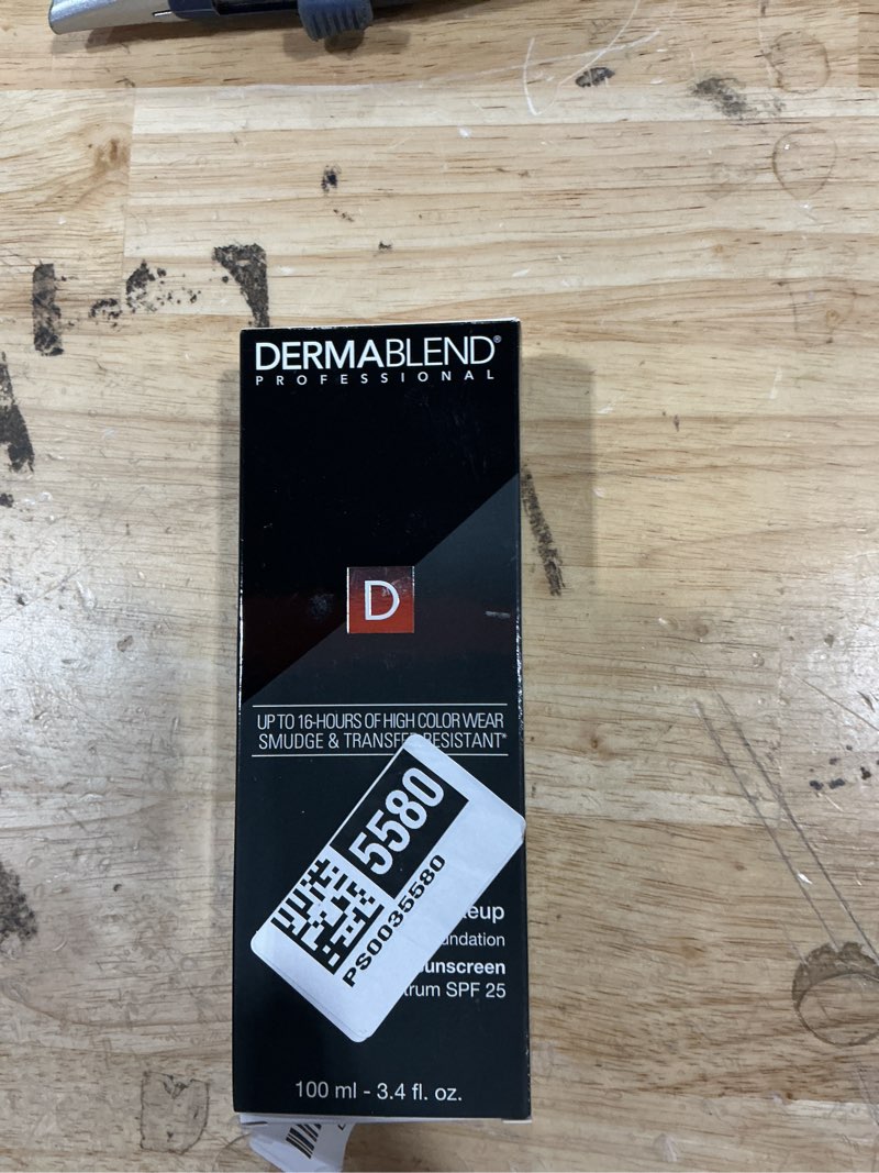 Condition photo showing New/Like New for dermablend leg and body makeup foundation with spf 25 20n light natural