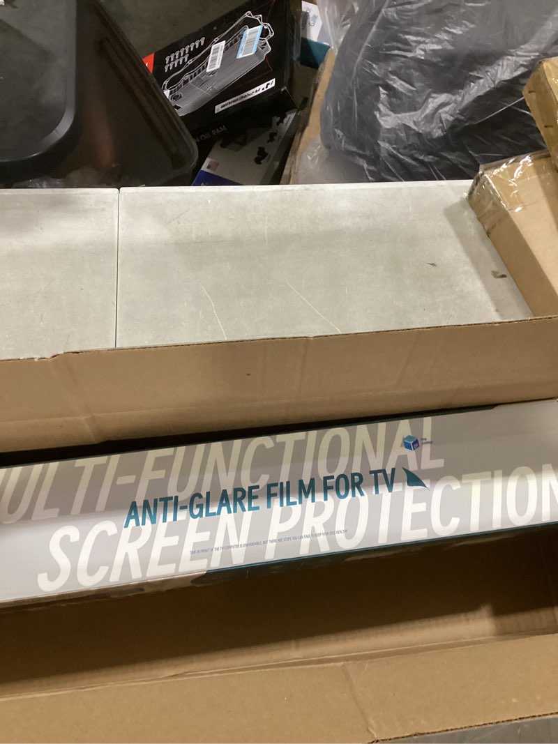 Condition photo showing Good Condition for anti blue light screen protector for 40 inches (screen measured diagonally) tv. filter out blue light that relieve computer eye strain and help you sleep better