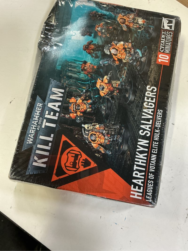 Condition photo showing New/Like New for games workshop 99120102076" typhus: herald of the plague god miniature, black for 12 years to 99 years