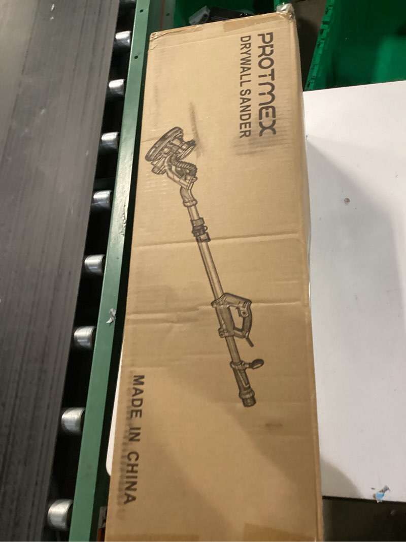 Condition photo showing New/Like New for Drywall Sander with Vacuum Dust Collector, 1000W Popcorn Ceiling Removal Tool, Electric Drywall Sander with Digital Display Screen 9 Variable Speed 800-2100RPM, Foldable & Extendable Handle Light Blue