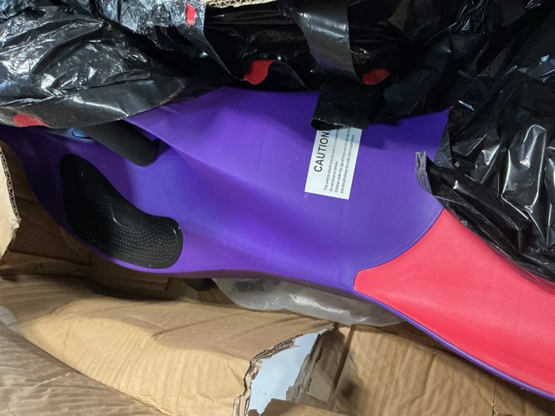 Condition photo showing As Is for wiggle car ride on toy ? no batteries, gears or pedals ? twist, swivel, go ? outdoor ride ons for kids 3 years and up by lil? rider (purple)