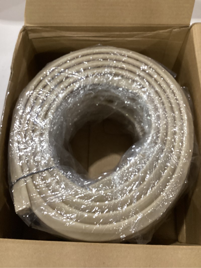 Condition photo showing Good Condition for yuntau 5 pack 97 inch rubber weather stripping seal for kerf channel doors, beige door seal for top & sides, blocks wind, water, rain & dust, easy slotted installation 97 inch beige 5