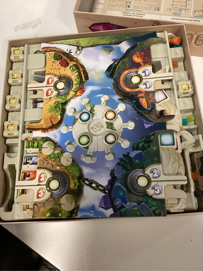 Condition photo showing As Is for Asmodee Dice Forge Board Game - Customize Your Fate, Conquer the Gods, Dice Crafting Strategy Game, Fun Family Game for Kids & Adults, Ages 10+, 2-4 Players, 45 Minute Playtime