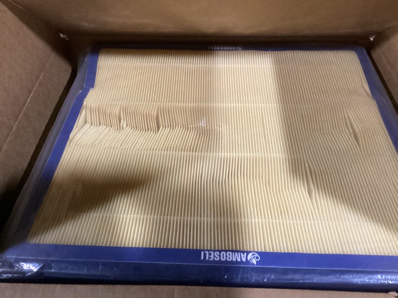 Condition photo showing Good Condition for GAPCCCAR2025 Pet Care Filter Replacement Compatible with Bryant/Carrier Infinity MERV 16 Air Cleaner Purifier Cartridge GAPBBCAR2025/GAPCCCAR2025, 20" x 25"(actual size: 24.4" x 20.7" x 3.5"? Yellow-2