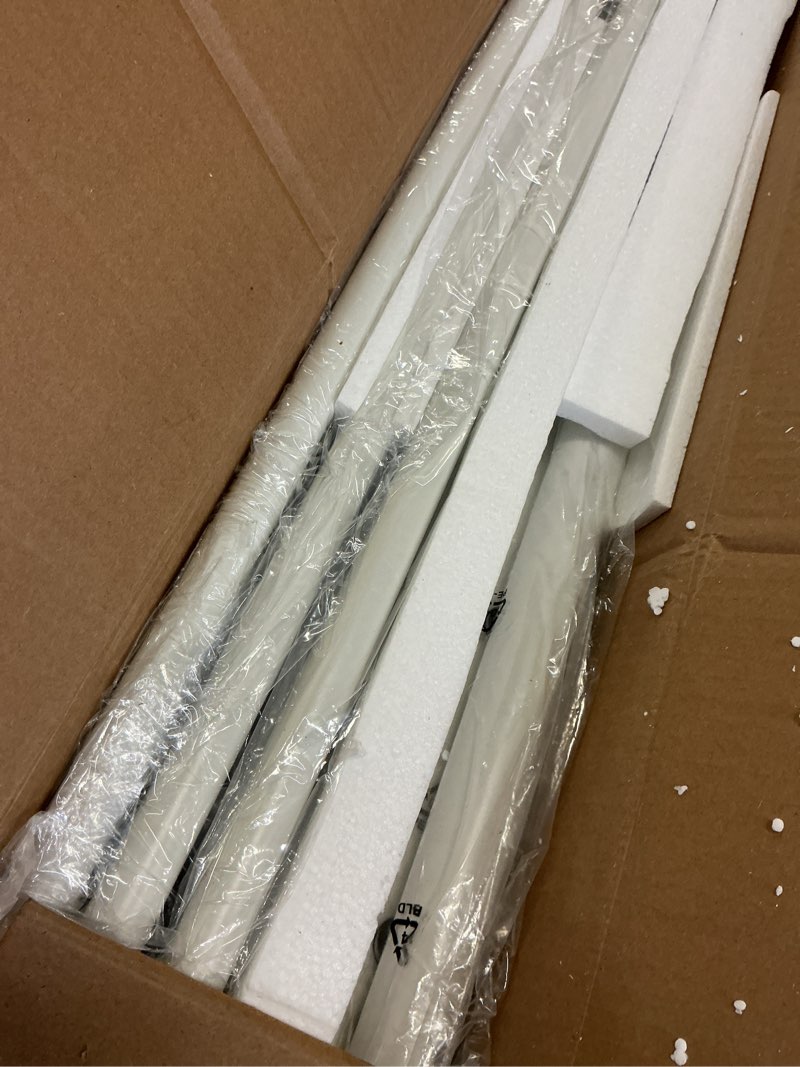 Condition photo showing Good Condition for IDEALHOUSE Twin Size Daybed with Trundle, Sofa Bed Frame with Charging Station and LED Lights, Heavy Duty Metal Bed Frame, for Small Spaces, Living Room, Bedroom, Apartment, White Modern White Twin Daybed with Trundle