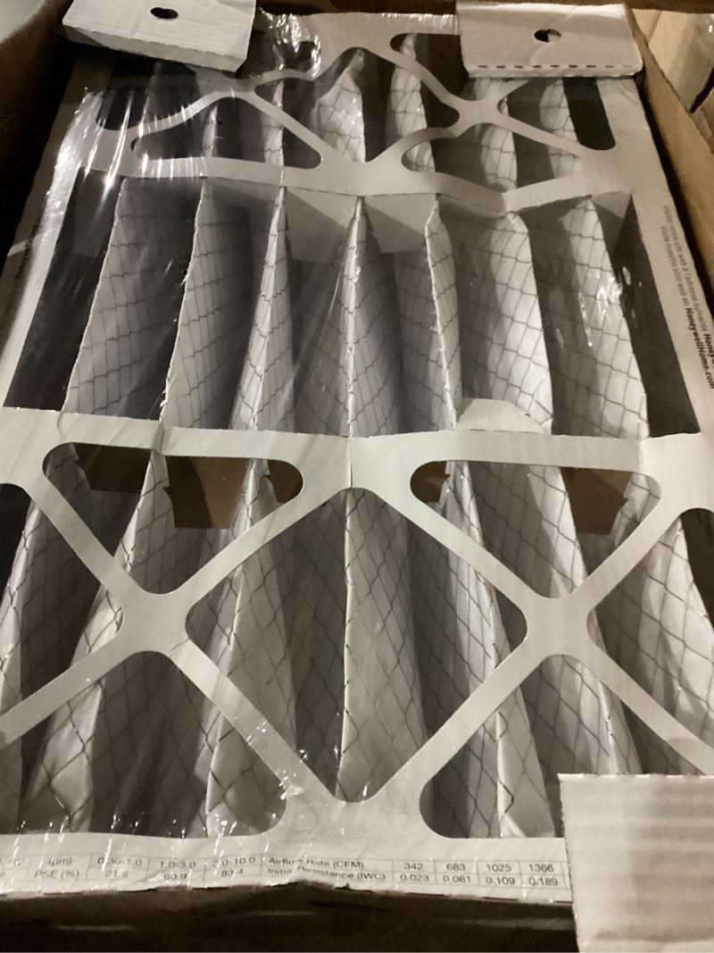 Condition photo showing New/Like New for filtrete 16x25x4 ac furnace air filter, mpr 1000, merv 11, fits honeywell & lennox, allergen defense, electrostatic air cleaning filter, 2-pack (actual size 15.88x24.56x4.31 in)