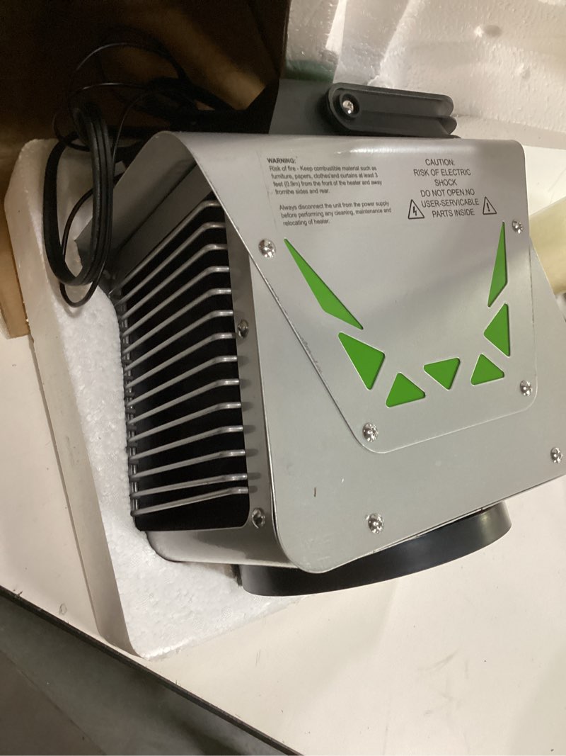 Condition photo showing Good Condition for kiroto 1500w greenhouse heater,with app remote control, portable outdoor winter heater with thermostat for plants vegetables flowers,smart electric safe heater for green house,grow tents,garage