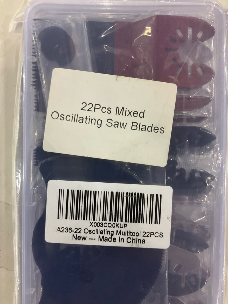 22pcs mixed oscillating saw blades