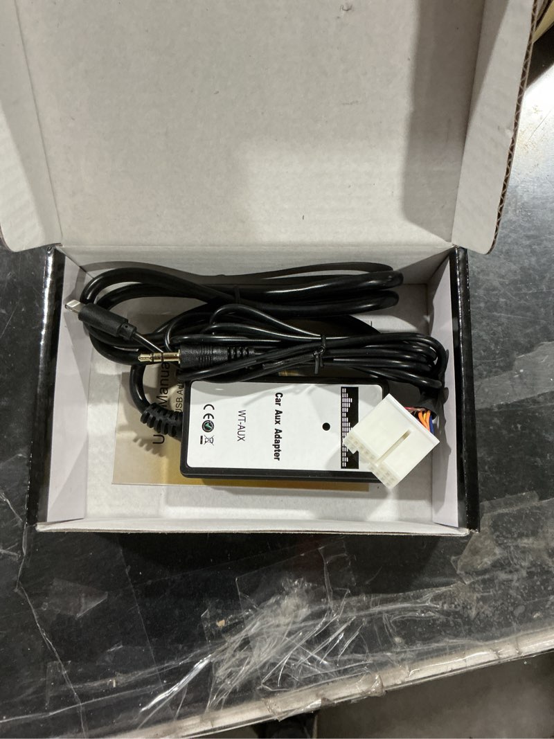 Condition photo showing Good Condition for car audio aux input adapter with charge cable for honda accord 2003-2011, civic 2006-2010, pilot 2006-2011, odyssey 2005-2010, acura csx 2006-2011, mdx 2005-2006 aux adapter+charging cable