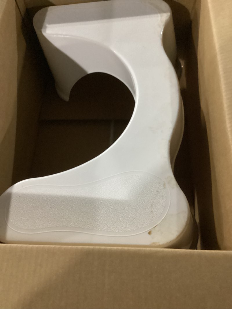 Condition photo showing As Is for Squatty Potty The Original Bathroom Toilet Stool, 7 Inch height, White White 7 Inch