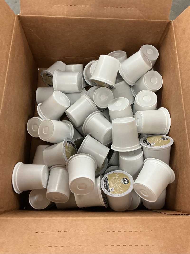 Condition photo showing As Is for (best by 06-09-27)executive suite breakfast blend coffee keurig® k-cup® pods, box of 70 pods